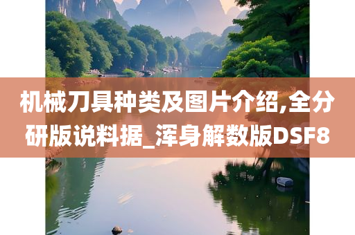 机械刀具种类及图片介绍,全分研版说料据_浑身解数版DSF8