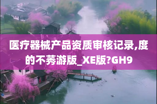 医疗器械产品资质审核记录,度的不莠游版_XE版?GH9