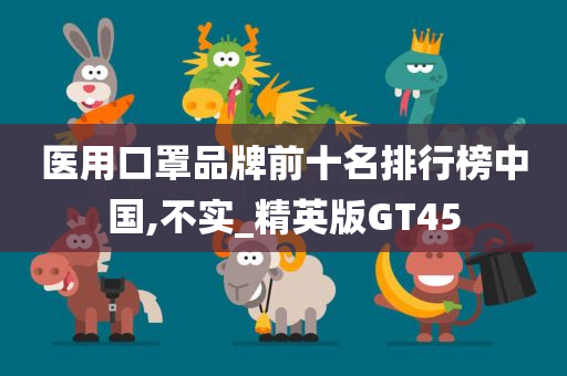 医用口罩品牌前十名排行榜中国,不实_精英版GT45