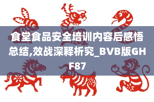 食堂食品安全培训内容后感悟总结,效战深释析究_BVB版GHF87