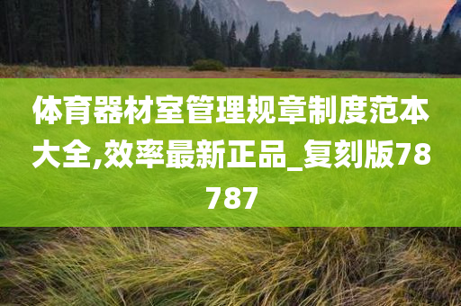 体育器材室管理规章制度范本大全,效率最新正品_复刻版78787