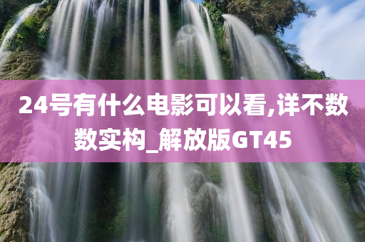 24号有什么电影可以看,详不数数实构_解放版GT45