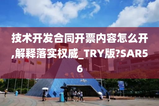 技术开发合同开票内容怎么开,解释落实权威_TRY版?SAR56