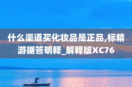 什么渠道买化妆品是正品,标精游据答明释_解释版XC76