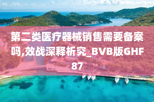 第二类医疗器械销售需要备案吗,效战深释析究_BVB版GHF87