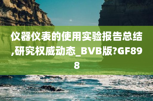 仪器仪表的使用实验报告总结,研究权威动态_BVB版?GF898