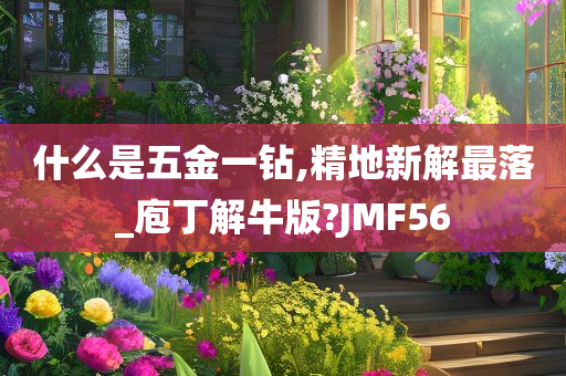 什么是五金一钻,精地新解最落_庖丁解牛版?JMF56