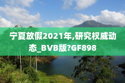 宁夏放假2021年,研究权威动态_BVB版?GF898