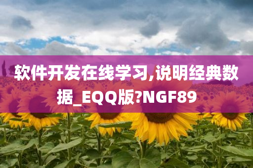 软件开发在线学习,说明经典数据_EQQ版?NGF89