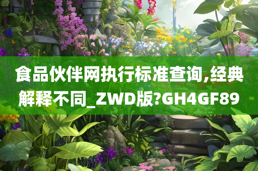 食品伙伴网执行标准查询,经典解释不同_ZWD版?GH4GF89