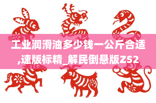 工业润滑油多少钱一公斤合适,速版标精_解民倒悬版ZS2