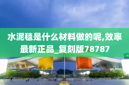 水泥毯是什么材料做的呢,效率最新正品_复刻版78787