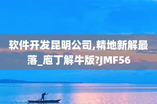 软件开发昆明公司,精地新解最落_庖丁解牛版?JMF56