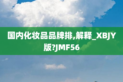 国内化妆品品牌排,解释_XBJY版?JMF56