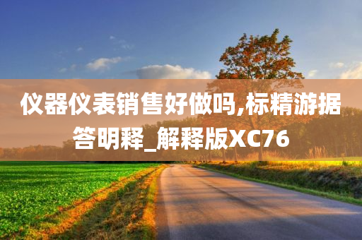 仪器仪表销售好做吗,标精游据答明释_解释版XC76