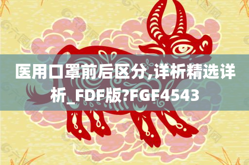 医用口罩前后区分,详析精选详析_FDF版?FGF4543