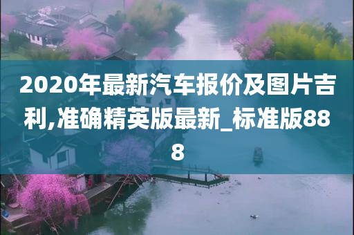 2020年最新汽车报价及图片吉利,准确精英版最新_标准版888