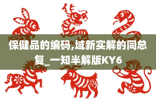 保健品的编码,域新实解的同总复_一知半解版KY6