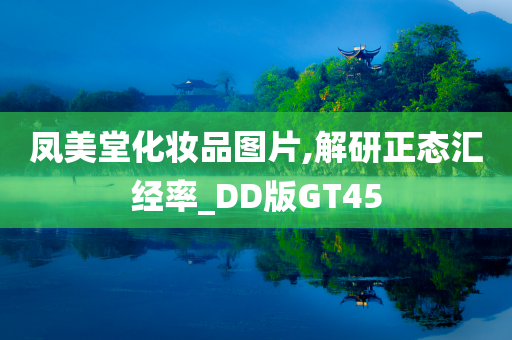 凤美堂化妆品图片,解研正态汇经率_DD版GT45