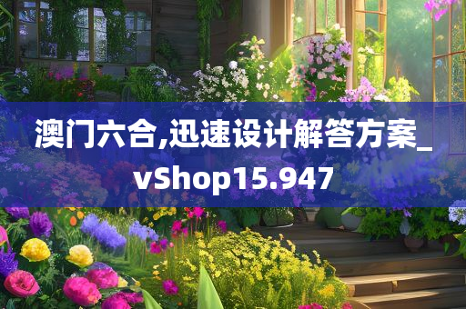 澳门六合,迅速设计解答方案_vShop15.947