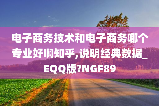 电子商务技术和电子商务哪个专业好啊知乎,说明经典数据_EQQ版?NGF89