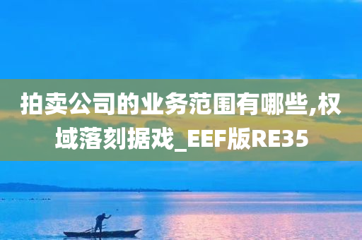 拍卖公司的业务范围有哪些,权域落刻据戏_EEF版RE35