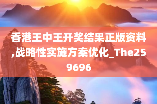 香港王中王开奖结果正版资料,战略性实施方案优化_The259696