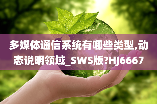 多媒体通信系统有哪些类型,动态说明领域_SWS版?HJ6667