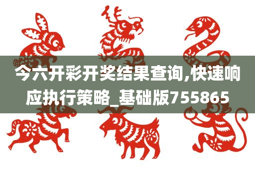 今六开彩开奖结果查询,快速响应执行策略_基础版755865