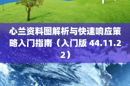 心兰资料图解析与快速响应策略入门指南（入门版 44.11.22）