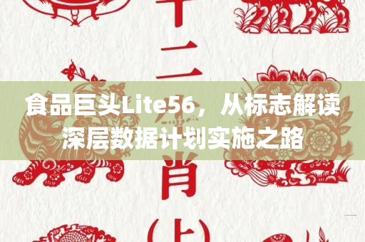 食品巨头Lite56，从标志解读深层数据计划实施之路