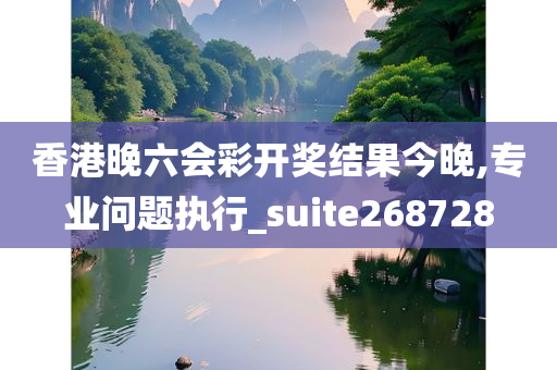 香港晚六会彩开奖结果今晚,专业问题执行_suite268728