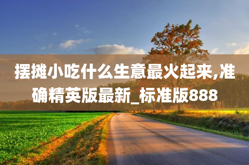 摆摊小吃什么生意最火起来,准确精英版最新_标准版888