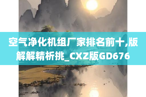 空气净化机组厂家排名前十,版解解精析挑_CXZ版GD676