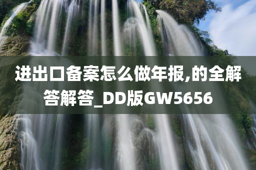 进出口备案怎么做年报,的全解答解答_DD版GW5656