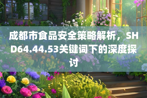 成都市食品安全策略解析，SHD64.44.53关键词下的深度探讨