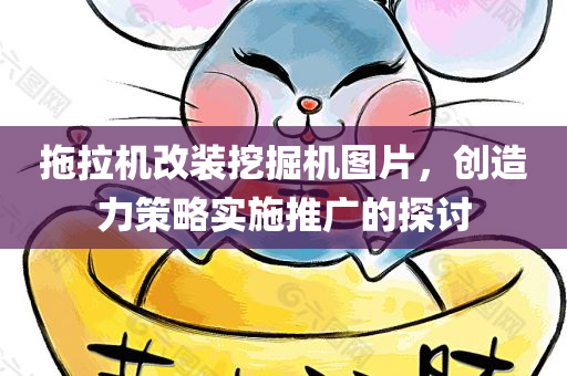 拖拉机改装挖掘机图片，创造力策略实施推广的探讨