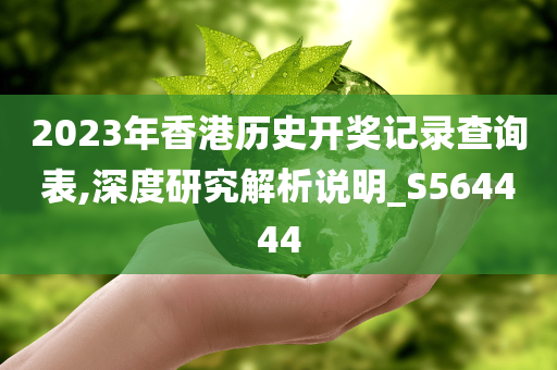 2023年香港历史开奖记录查询表,深度研究解析说明_S564444