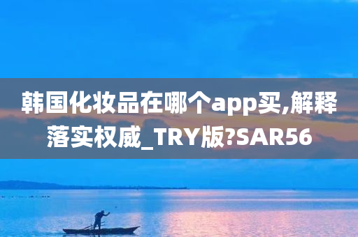 韩国化妆品在哪个app买,解释落实权威_TRY版?SAR56