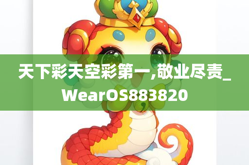 天下彩天空彩第一,敬业尽责_WearOS883820