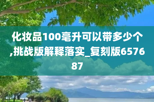 化妆品100毫升可以带多少个,挑战版解释落实_复刻版657687