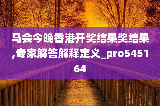 马会今晚香港开奖结果奖结果,专家解答解释定义_pro545164