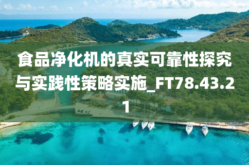 食品净化机的真实可靠性探究与实践性策略实施_FT78.43.21