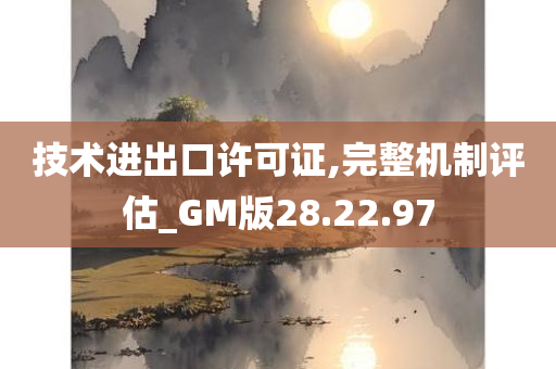 技术进出口许可证,完整机制评估_GM版28.22.97