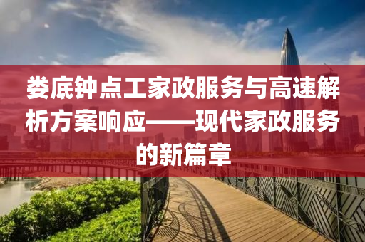 娄底钟点工家政服务与高速解析方案响应——现代家政服务的新篇章