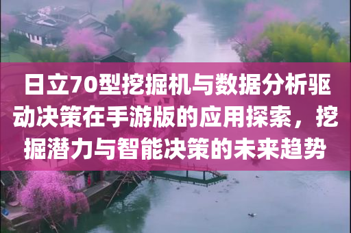 日立70型挖掘机与数据分析驱动决策在手游版的应用探索，挖掘潜力与智能决策的未来趋势